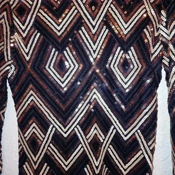 NWT Rue 21 Sequin Mini Bodycon Dress Size Medium - Picture 4 of 10